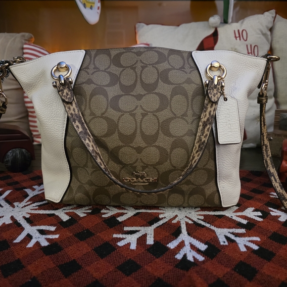 Coach Handbags - Coach Kacey Satchel Bag In Colorblock